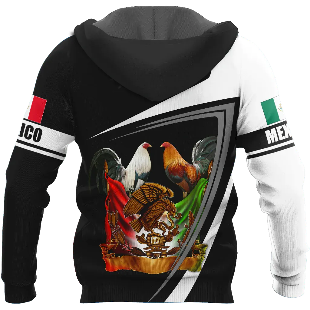 Rooster Mexican Hoodie, Chicken Mexico Hoodies, Custom Mexico Hoodie