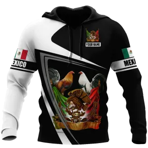 Rooster Mexican Hoodie, Chicken Mexico Hoodies, Custom Mexico Hoodie
