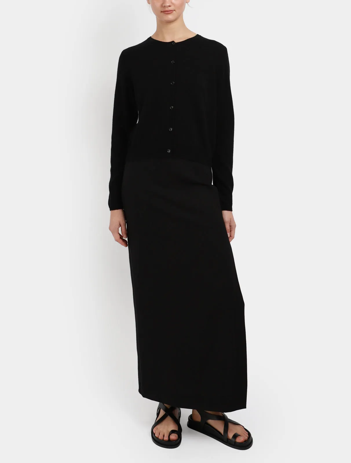 Round Neck Cardigan