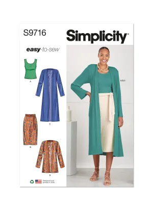 Simplicity Pattern S9716 Misses Sportswear