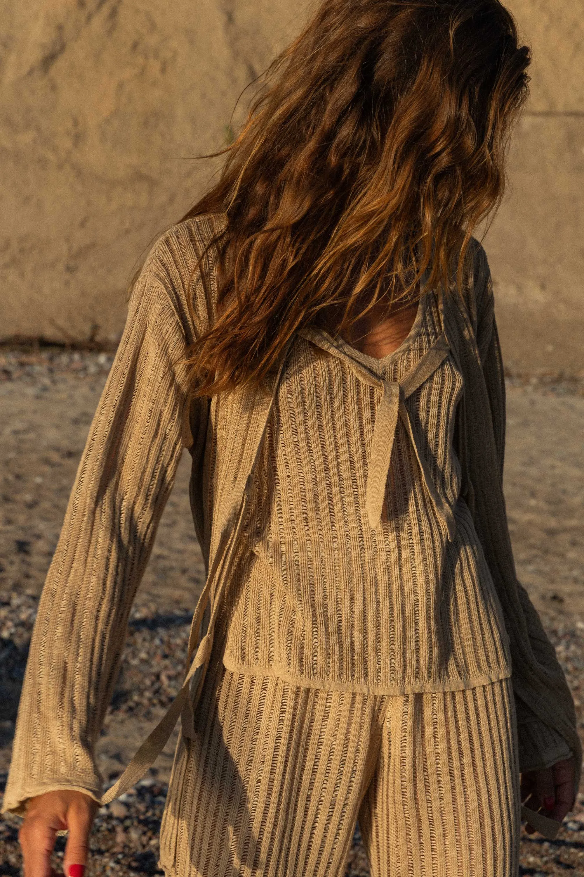 Sole 100% Linen Cardigan Sand
