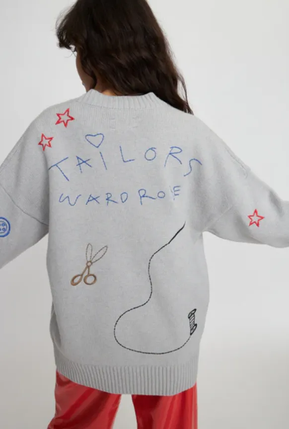 Stella Nova The Tailors Cardigan Light Grey