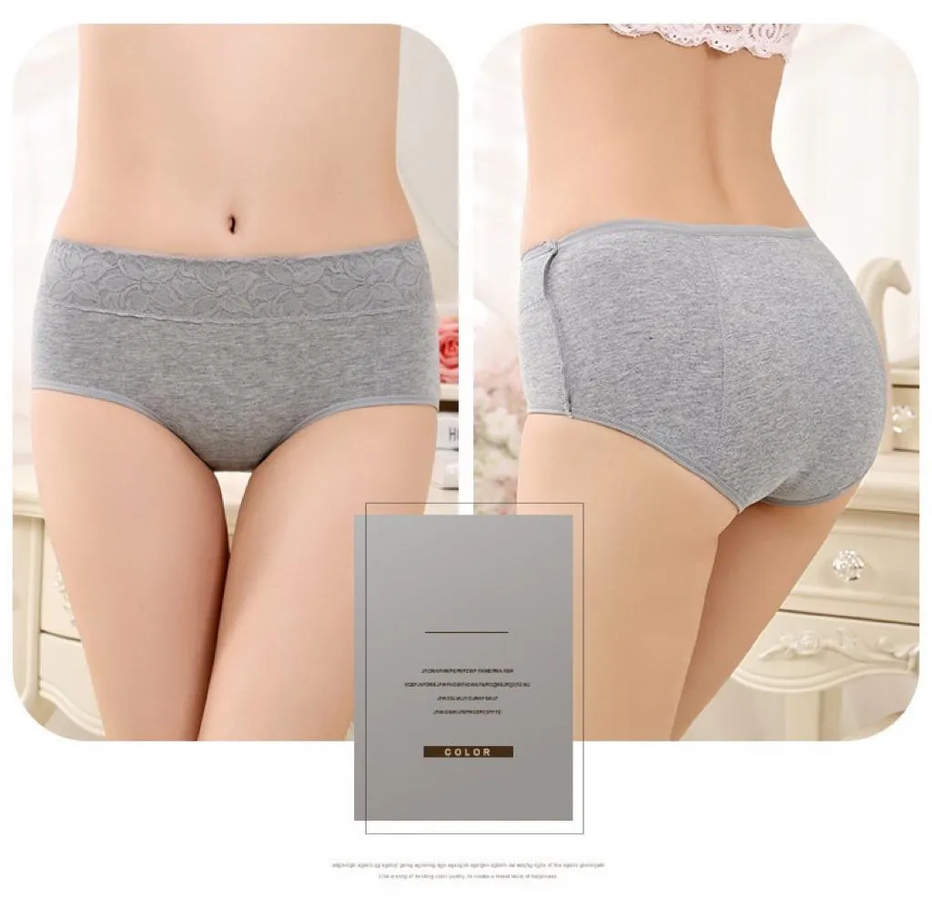 Super Soft Cotton High Waist Leak Proof Period Panties -Skin