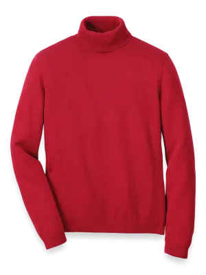 Supima Cotton Turtleneck - Red