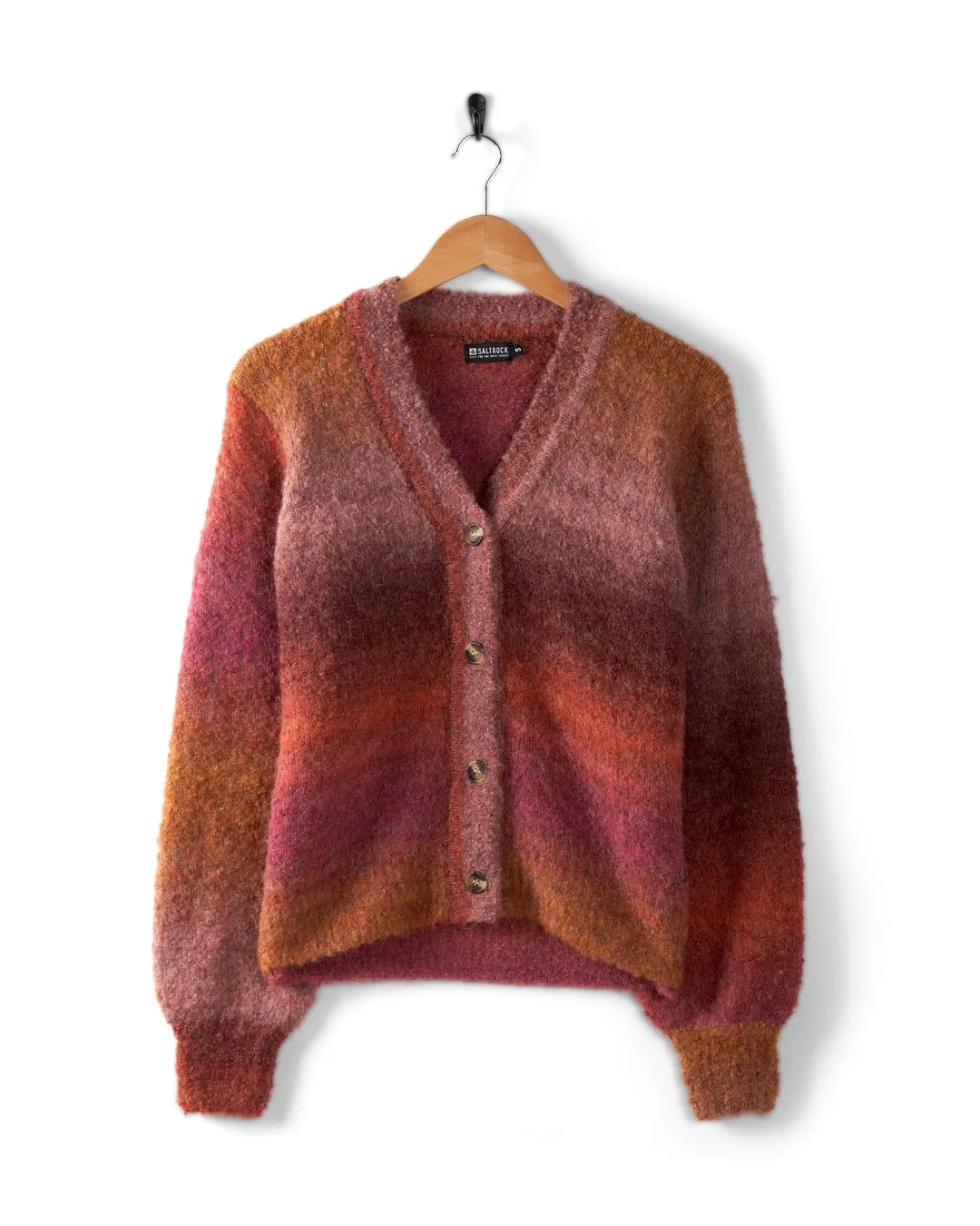 Tessa - Womens Knitted Cardigan - Pink