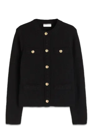 Textured-Knit Cardigan