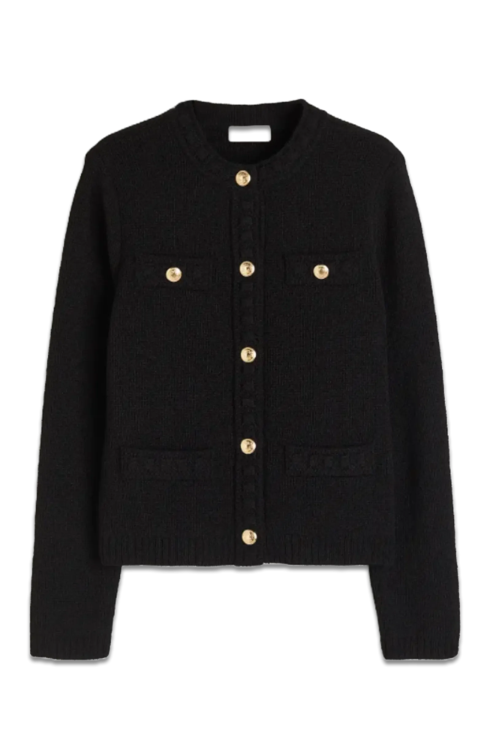 Textured-Knit Cardigan