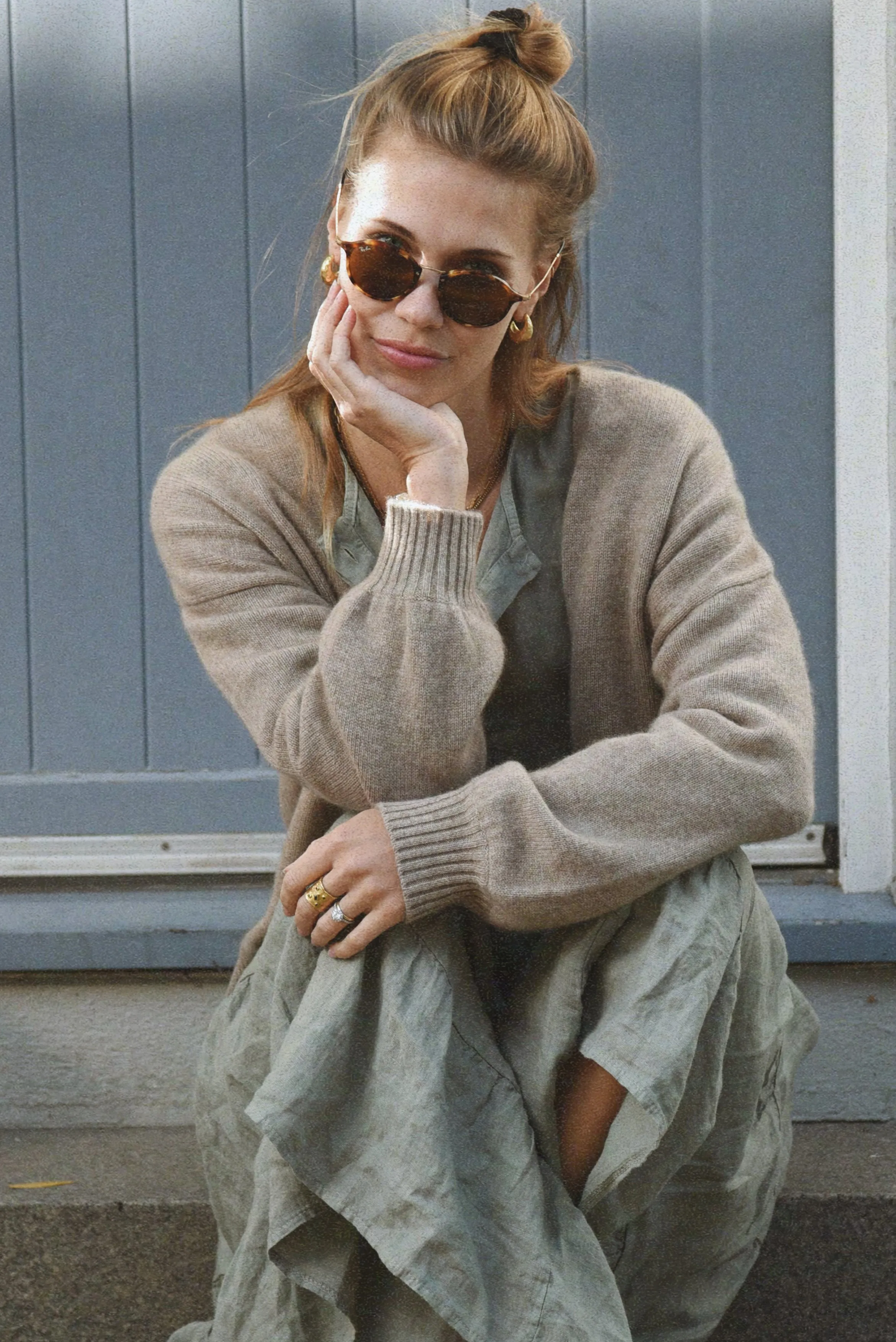 The Cashmere Yaya Cardigan // Rye