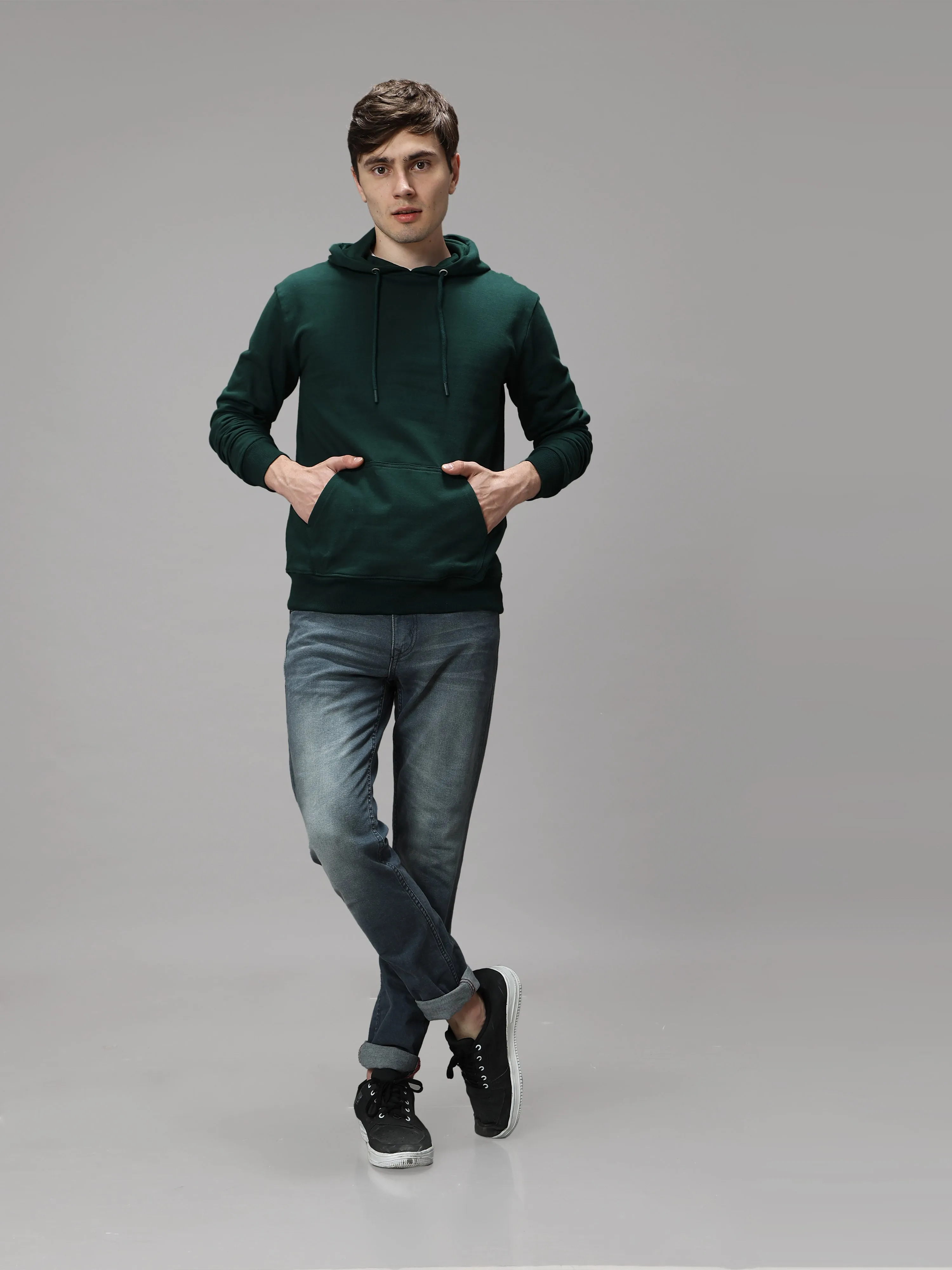 The Greenage Dark Green Hoodie