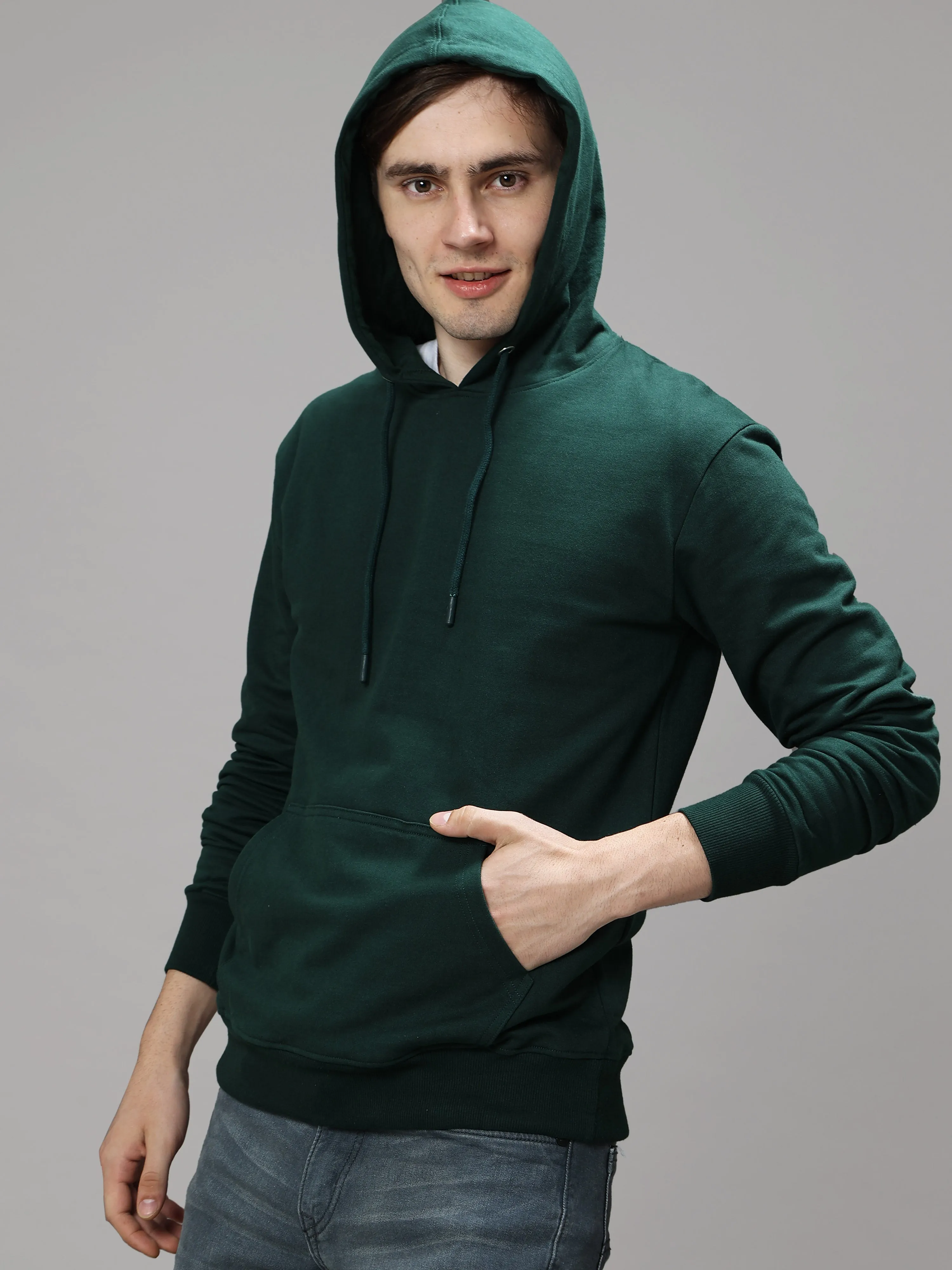 The Greenage Dark Green Hoodie