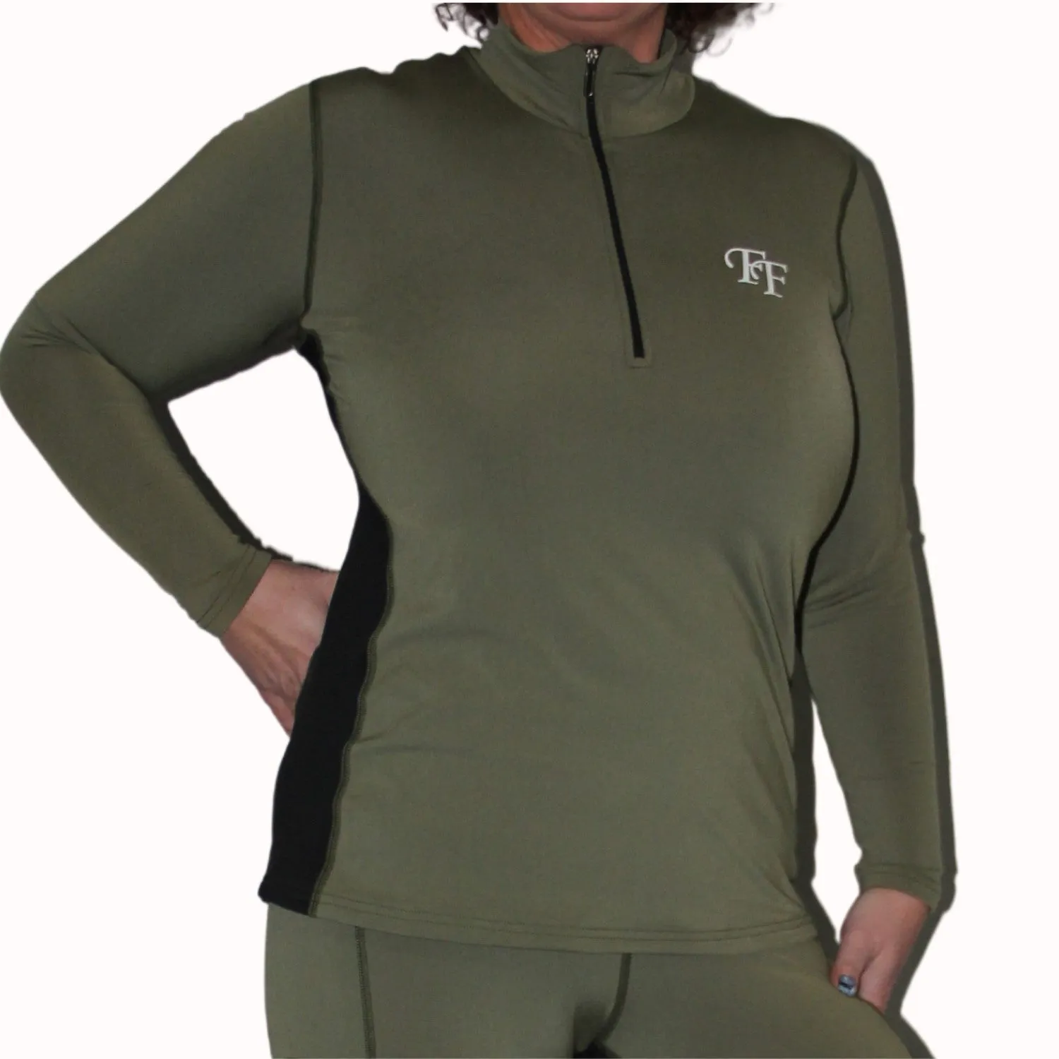 Thermo - Olive/Black Base Layer