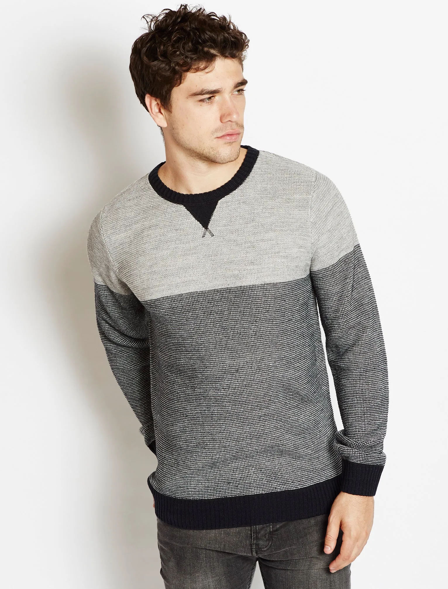Tokyo Laundry Hoy navy blue jumper