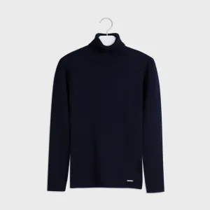 top turtleneck - navy
