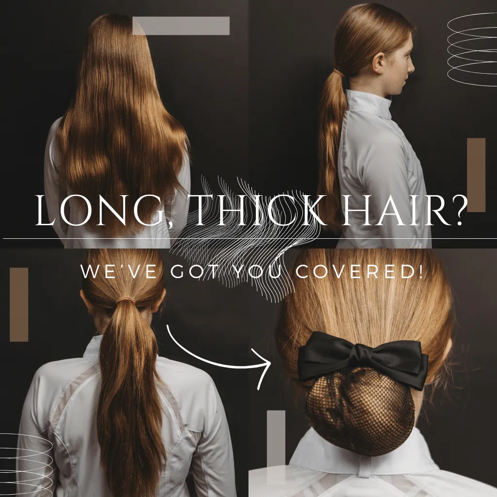 Traditional Equestrian Bun Cover