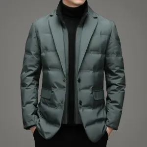 Urbane Frost Dual-Layered Down Filled Blazer