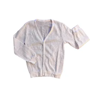 Vintage 1960's White Cardigan 6-8Y