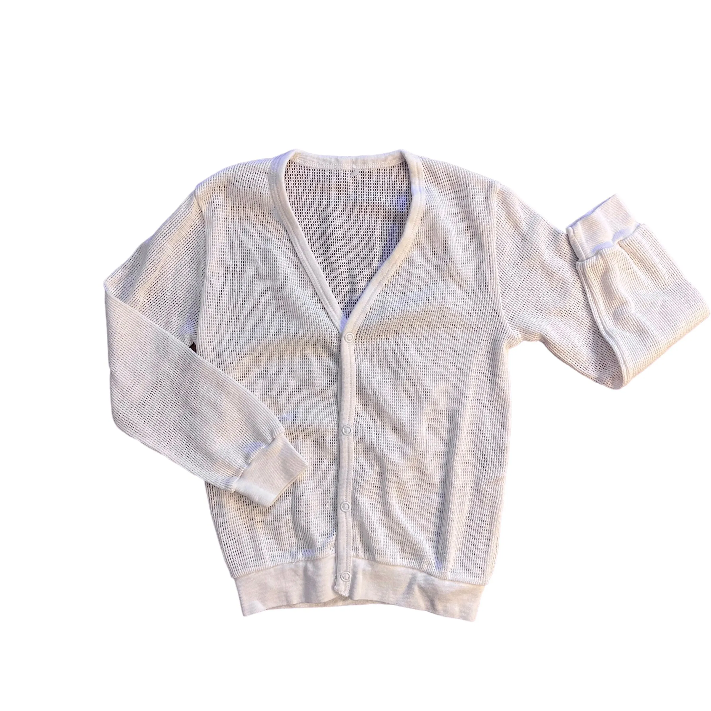 Vintage 1960's White Cardigan 6-8Y
