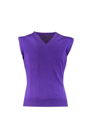 Violet Wool Vest