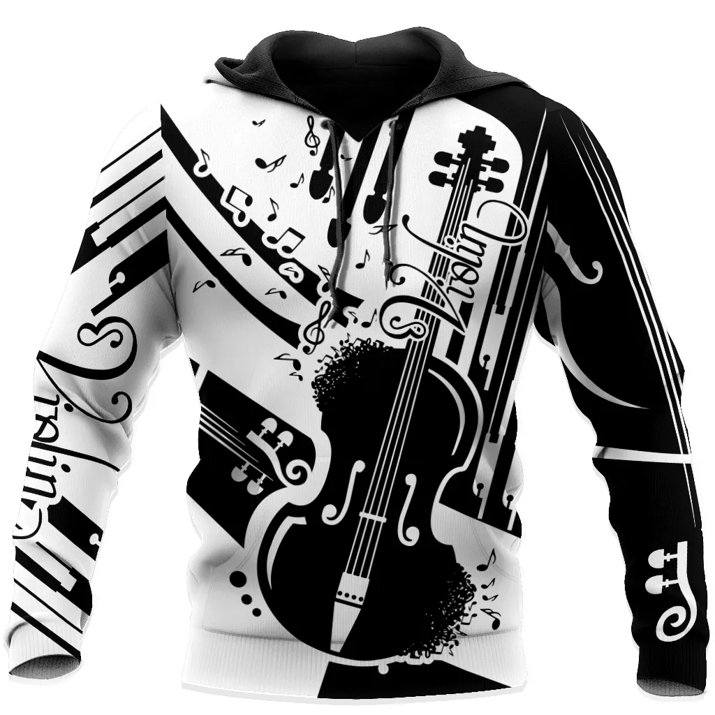 Violin Musical Instrument Sweatshirt Hoodie For Men And Women, Christmas Gift for Violin Lovers