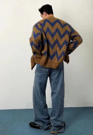 Water ripple cardigan