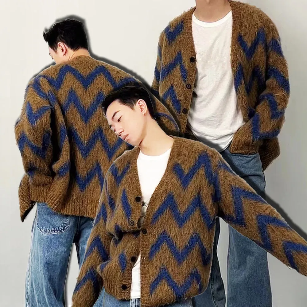 Water ripple cardigan