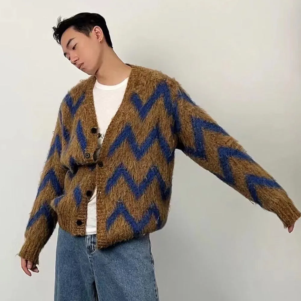 Water ripple cardigan