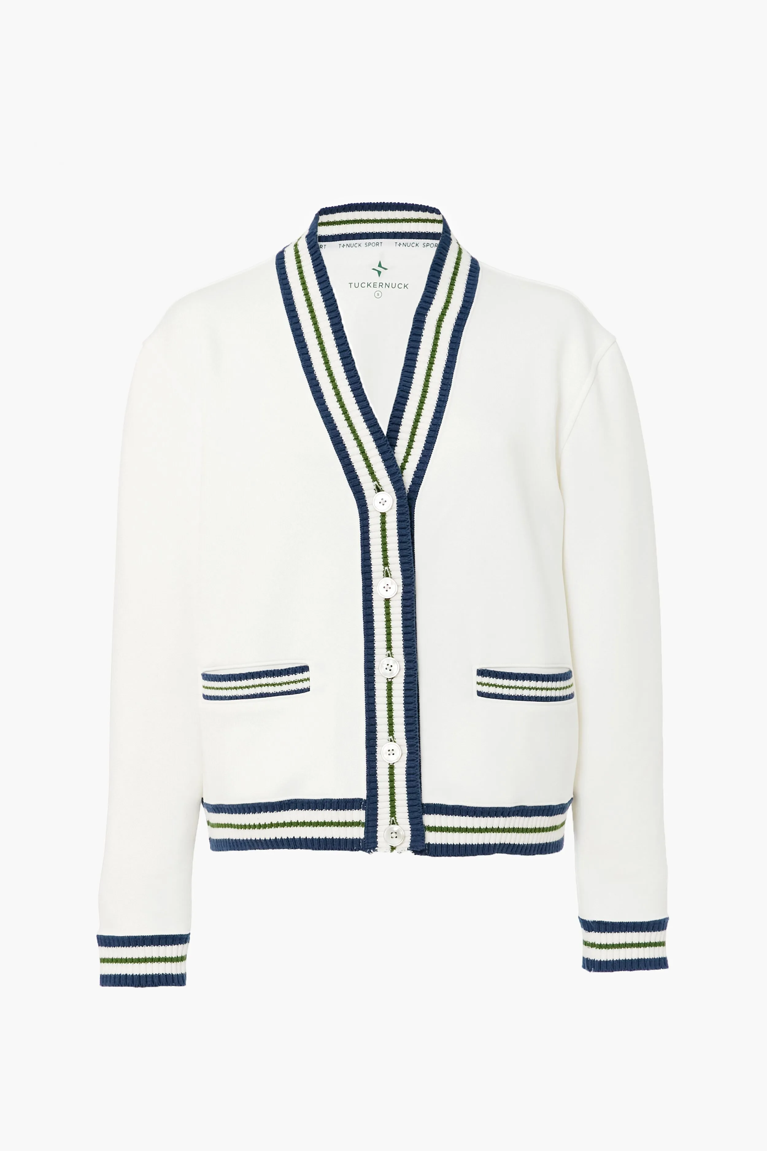 White Charley Golf Cardigan