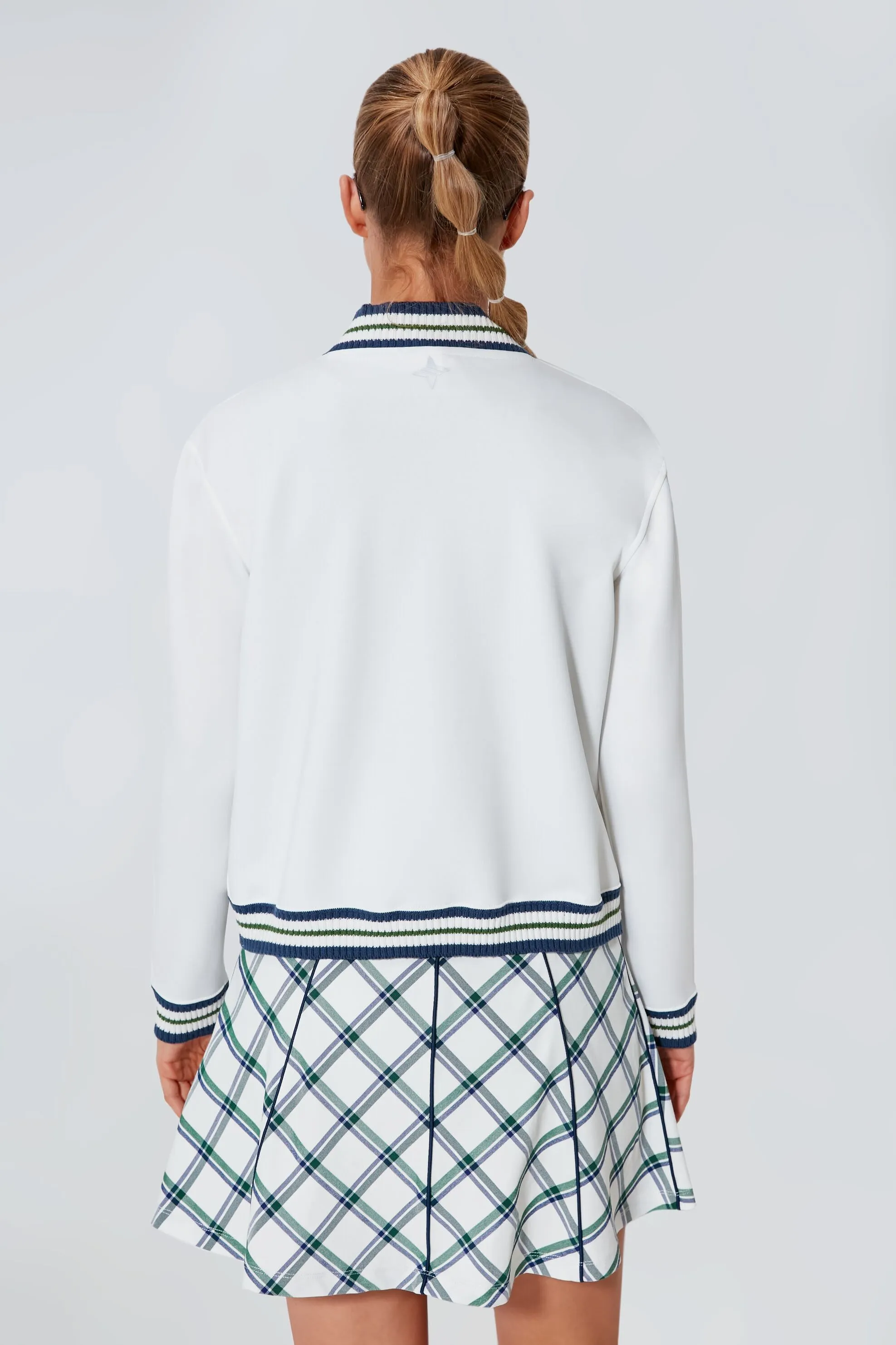 White Charley Golf Cardigan