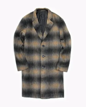 Wool Overcoat - Plaid